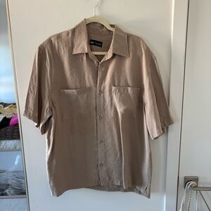 Men’s Zara short sleeved button up